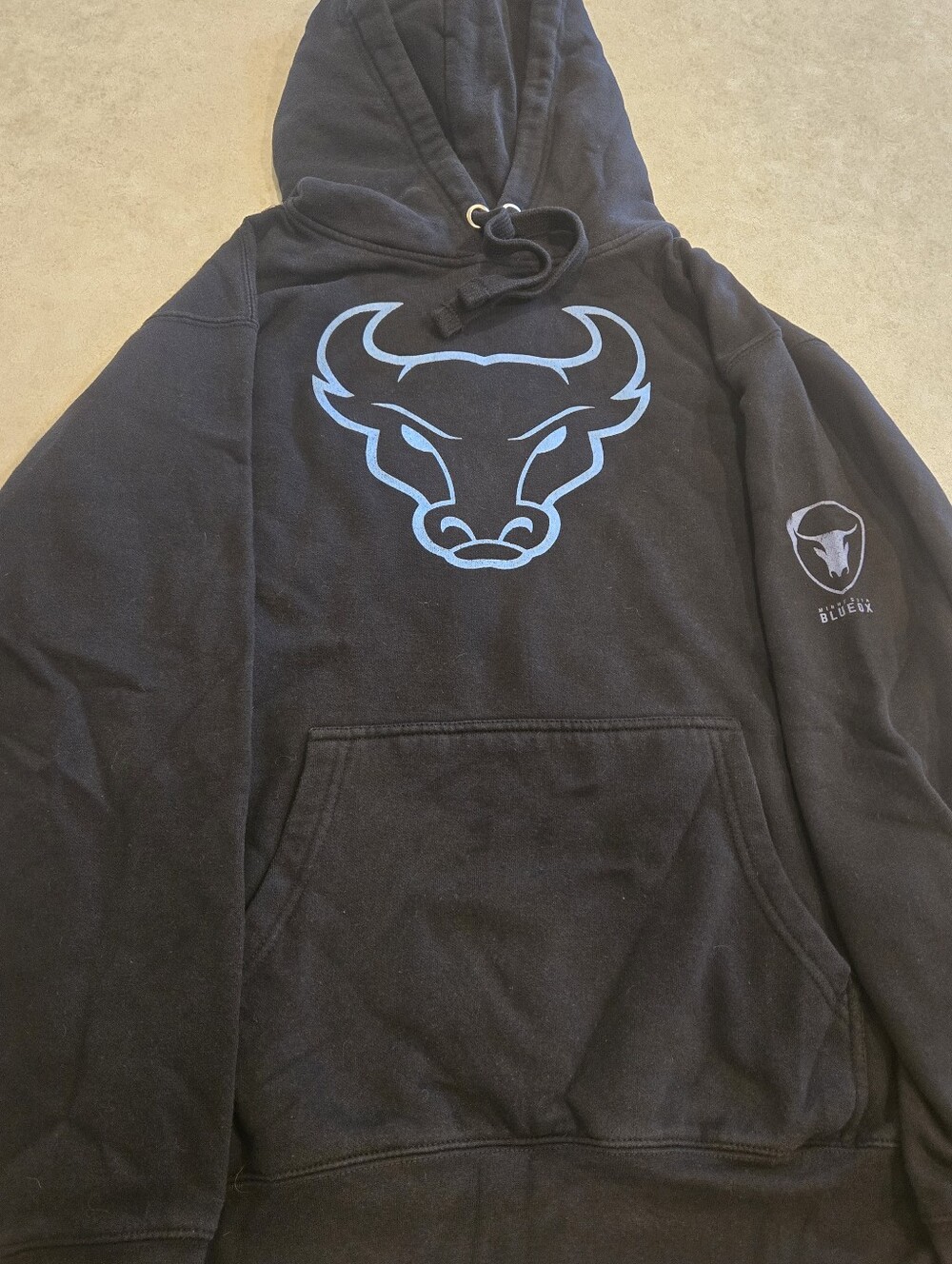 Minnesota Blue Ox Junior Hockey Hoodie - Size Medium.